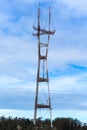 Sutro Tower view at Twin Peaks , San Francisco Royalty Free Stock Photo