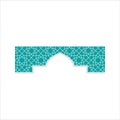 Flat Islamic Border Royalty Free Stock Photo