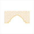 Flat Islamic Border Royalty Free Stock Photo