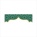 Flat Islamic Border Royalty Free Stock Photo