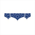 Flat Islamic Border Royalty Free Stock Photo