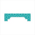 Flat Islamic Border Royalty Free Stock Photo