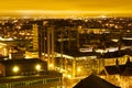 Sutton at night (south London) Royalty Free Stock Photo