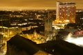 Sutton at night (south London) Royalty Free Stock Photo