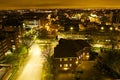 Sutton at night (south London) Royalty Free Stock Photo