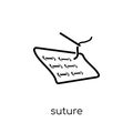 suture icon from Sew collection. Royalty Free Stock Photo