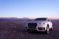 SUV in the Atacama Desert in Chile