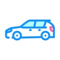 suv car type body color icon vector illustration