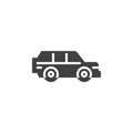 SUV Car vector icon