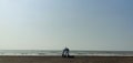Suvali beach, surat, gujarat, india Royalty Free Stock Photo