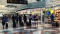 Suvarnabhumi Airport interior in Bangkok