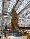 Suvarnabhumi BANGKOK THAILAND-31 OCTOBER 2018;In the airport Demon Guardian in suvarnabhumi airport. on BANGKOK THAILAND-31