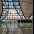 Suvarnabhumi international airport, the empty airport in the time of coivd, Bangkok, Thailand