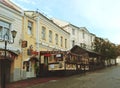 Suvorov Street near Voskresenskaya Rynkovaya church, Vitebsk