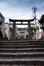 One of the Entry Gates to Suwa Jinja Shrine in Nagasaki, Japan.