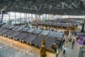 Suwannabhumi International Airport`s check in row in terminal1