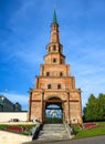 Suyumbike Tower in Kazan Kremlin, Tatarstan, Russia Royalty Free Stock Photo