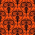 Suzani, ethnic pattern with Kazakh motifs Royalty Free Stock Photo