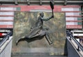 Suzanne Lenglen memorial in the front of the Court Suzanne Lenglen at Le Stade Roland Garros