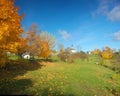 Autumn landscape in Suzdal.