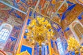 The chandeliers in Suzdal Nativity Cathedral