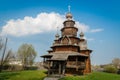 The museum of wooden architecture in Suzdal, Russia. Royalty Free Stock Photo