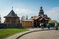 The museum of wooden architecture in Suzdal, Russia. Royalty Free Stock Photo