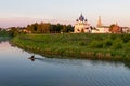 Suzdal town landscape.Suzdal is a gem of the Golden Ring of Russia route, famous travel destination.