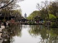 Springtime in Humble Administrator`s Garden, one of the most famous classical gardens of Suzhou Royalty Free Stock Photo