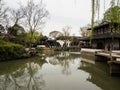 Springtime in Humble Administrator`s Garden, one of the most famous classical gardens of Suzhou