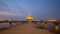 Suzhou Jinji Lake night, Jiangsu, China Royalty Free Stock Photo