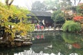 SuZhou liuyuan garden at autumn Royalty Free Stock Photo