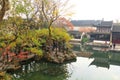 SuZhou liuyuan garden at autumn Royalty Free Stock Photo