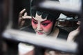 SUZHOU - OCT 04: Close-up of a chinese opera actress
