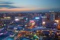 Suzhou skyline CBD night, China