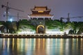 Suzhou Xiangmen ancient city gate Royalty Free Stock Photo