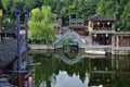 SuZou street in summer Palace Royalty Free Stock Photo