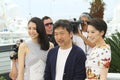 Suzu Hirose, director Hirokazu Koreeda and Haruka Ayase