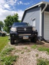 Suzuki equator nissan frontier truck Royalty Free Stock Photo