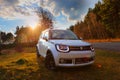 Suzuki Ignis car with 1.2 Dualjet engine. Royalty Free Stock Photo