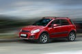 Suzuki red car. Royalty Free Stock Photo