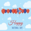 Svalbard And Jan Mayen National Day Flat.