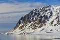Svalbarden fjords Magdalenafjord Royalty Free Stock Photo
