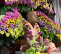 Svami Prabhupada figure in Hare Krishna Temple Royalty Free Stock Photo