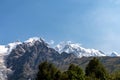 Svaneti - Panoramic view on Tetnuldi Peak, located in Greater Caucasus Mountain Range in Georgia. Royalty Free Stock Photo