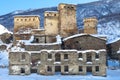 Svaneti towers in Ushguli