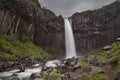 Svartifoss Waterfall Skaftafell Royalty Free Stock Photo