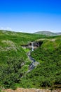 Svartifoss in Skaftafell National Park, Iceland. Royalty Free Stock Photo