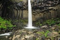 Svartifoss waterfall Royalty Free Stock Photo