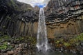 Svartifoss waterfall Royalty Free Stock Photo